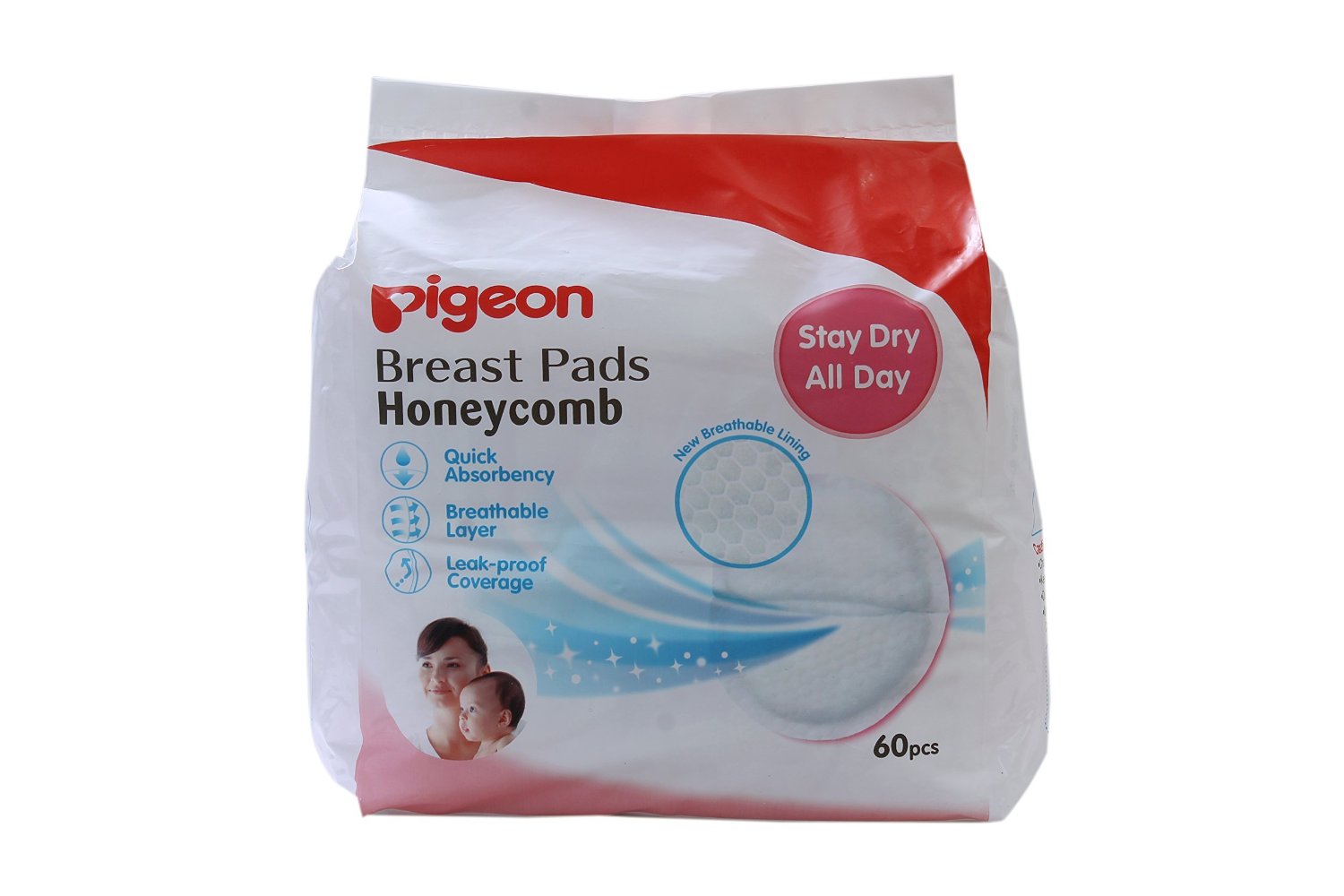 Pigeon Breast Milk Pads Honeycomb Quick Absorbency Breathable