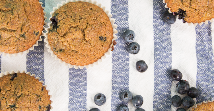 Healthy Breakfast for Busy Mornings: Blueberry Muffins